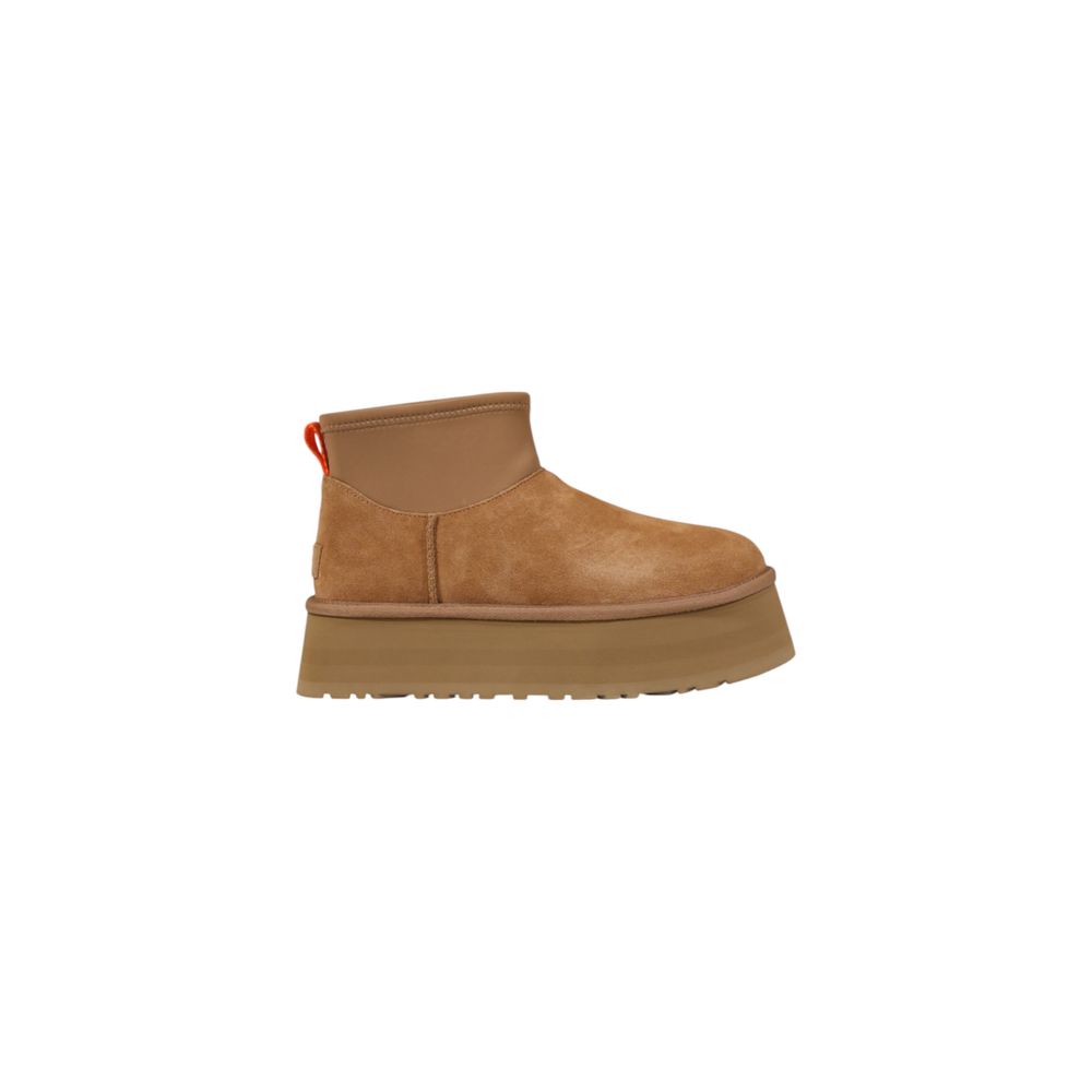 UGG Beige Suede Leather Ankle Boots