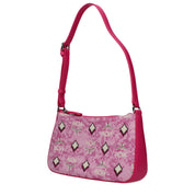 MCM Pink Fabric Crossbody Bag