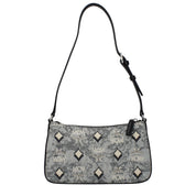 MCM Gray Fabric Crossbody Bag