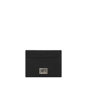Dolce & Gabbana Black Calf Leather Bos Taurus Wallet