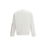 Diesel White Cotton Sweatshirt