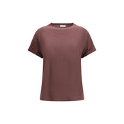 Brunello Cucinelli Bordeaux Nylon T-Shirt