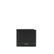 Dolce & Gabbana Black Calf Leather Bos Taurus Wallet