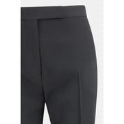 Tom Ford Black Fleece Wool Dress Pants