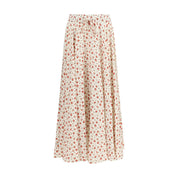 Dolce & Gabbana Multicolor Silk Midi Skirt