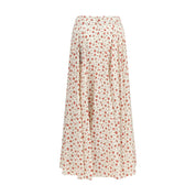 Dolce & Gabbana Multicolor Silk Midi Skirt