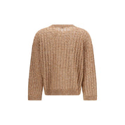 Brunello Cucinelli Brown Linen Sweatshirt