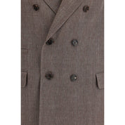 Brunello Cucinelli Brown Linen Blazer