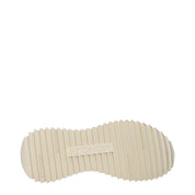 Moncler White Leather Athletic Sneakers