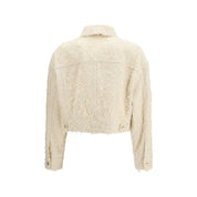 Brunello Cucinelli Beige Cotton Denim Jacket
