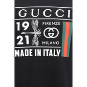Gucci Black Cotton T-Shirt