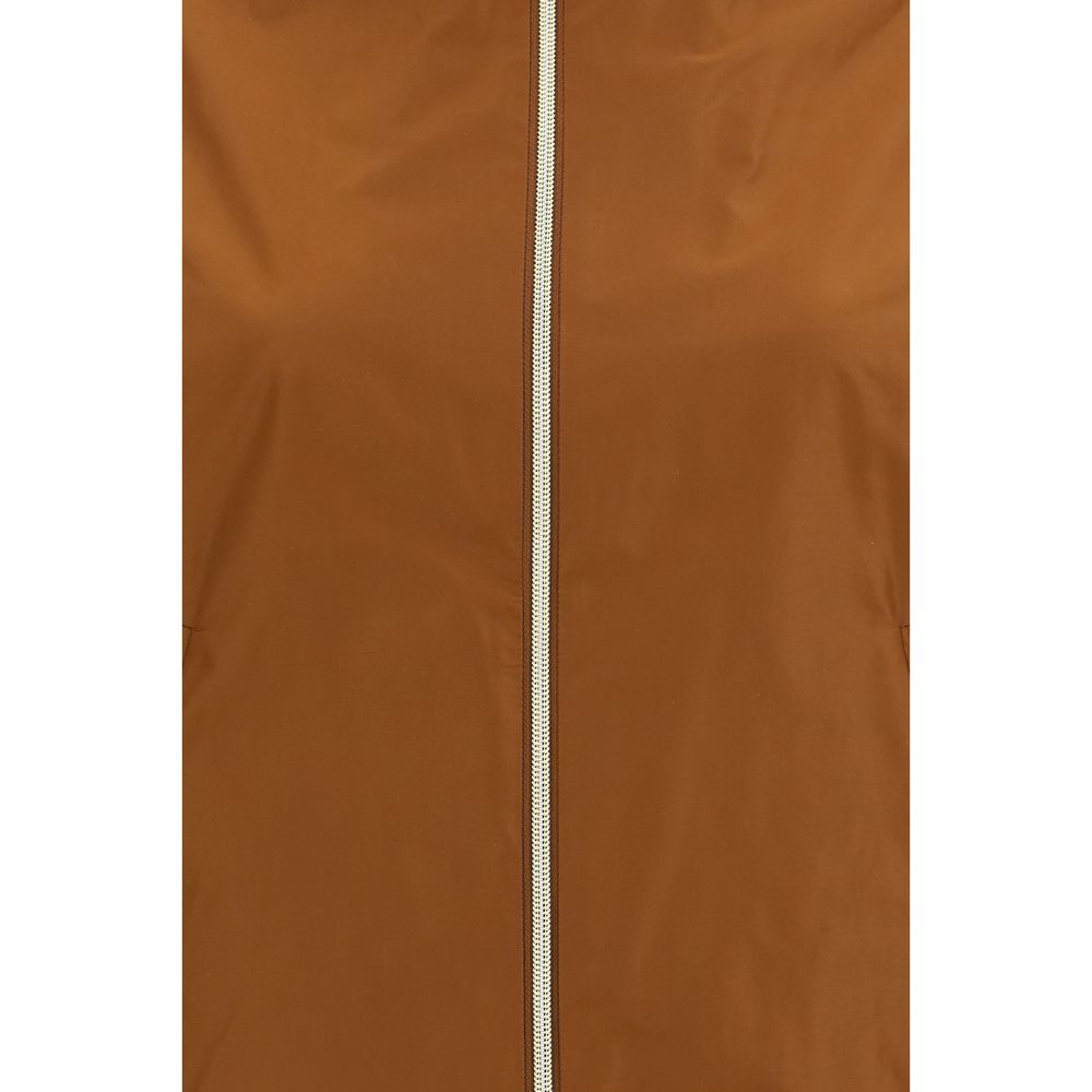Herno Brown Polyester Rain Coat