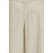 Brunello Cucinelli Beige Cotton Pants