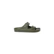 Birkenstock Green Plastic Flat Sandals