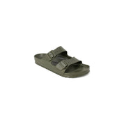 Birkenstock Green Plastic Flat Sandals