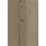 Saint Laurent Multicolor Silk Pattern Shirt