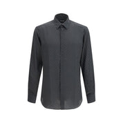 Tom Ford Black Silk Pattern Shirt