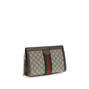 Gucci Brown Fabric Handbag