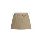 Alexander Wang Beige Cotton Mini Skirt
