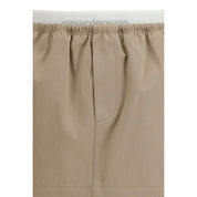 Alexander Wang Beige Cotton Mini Skirt