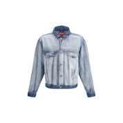 Diesel Blue Cotton Denim Jacket