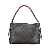 Desigual Nero Poliuretano Women Handbag