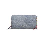 Desigual Azzurro Cotton Women Wallet