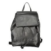Desigual Black Polyurethane Women's Backpack