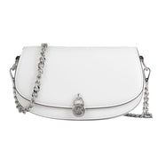 Michael Kors White Leather Shoulder Bag
