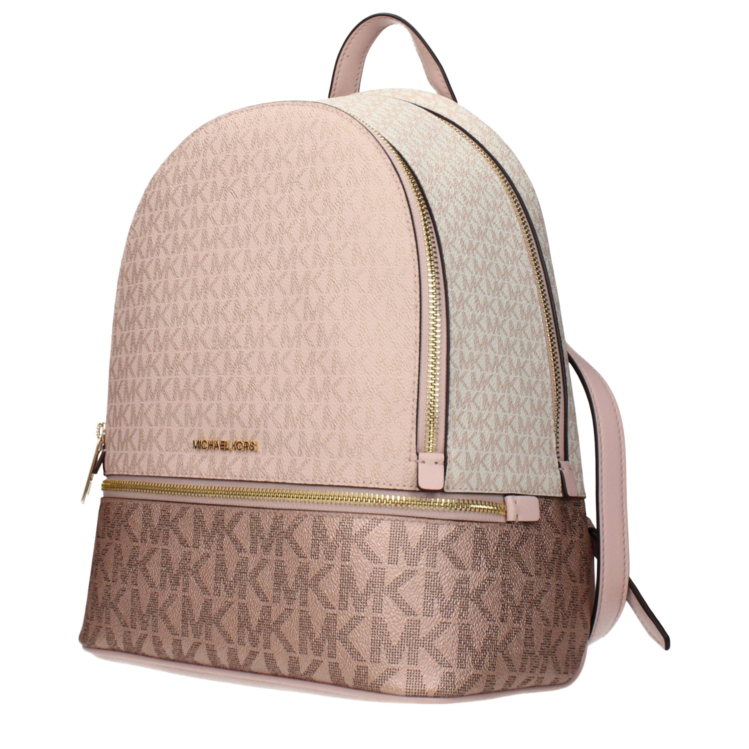Michael Kors Pink Fabric Backpack