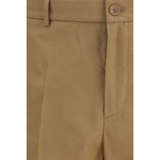 Moncler Beige Cotton Casual Pants