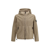 Stone Island Brown Polyamide Coat