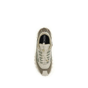 Moncler Beige Polyamide Athletic Sneakers