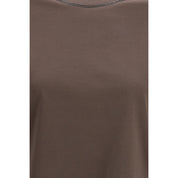 Brunello Cucinelli Brown Cotton T-Shirt