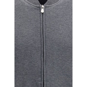 Brunello Cucinelli Gray Cotton Sweatshirt