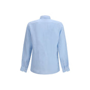 Brooksfield Blue Linen Shirt