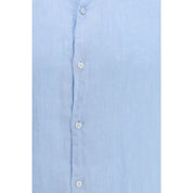 Brooksfield Blue Linen Shirt