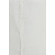 Brooksfield White Linen Dress Shirt