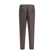 Brunello Cucinelli Gray Linen Casual Pants