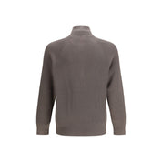 Brunello Cucinelli Brown Cotton Sweatshirt