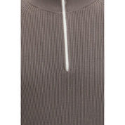 Brunello Cucinelli Brown Cotton Sweatshirt