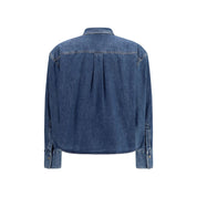 Brunello Cucinelli Blue Denim Shirt