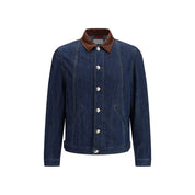 Brunello Cucinelli Blue Cotton Denim Jacket
