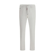 Dsquared² White Cotton Jeans Denim