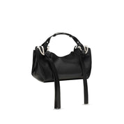Diesel Black Calf Leather Bos Taurus Shoulder Bag