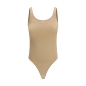 Wolford Beige Cotton Bodysuit
