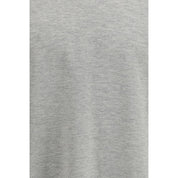 Saint Laurent Gray Cotton T-Shirt