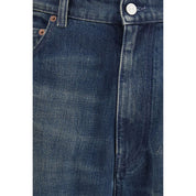 MM6 Blue Cotton Relaxed Fit Jeans