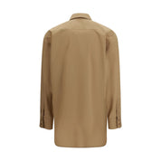 Saint Laurent Beige Cotton Shirt