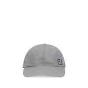 Fendi Gray Nylon Cap (Baseball Hat)